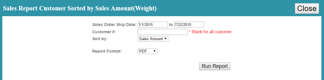 KSB catch weight